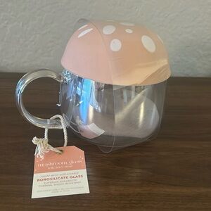 Mushroom glass mug The ardon collection